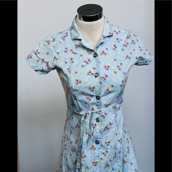 Vintage Nursing/Breastfeeding Floral Dress - Picture 6 of 9